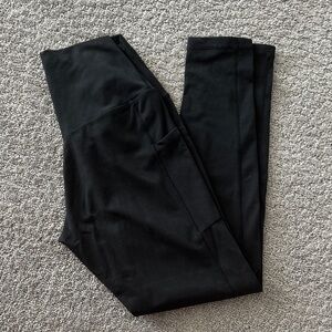Black Colorfulkoala Leggings with pockets